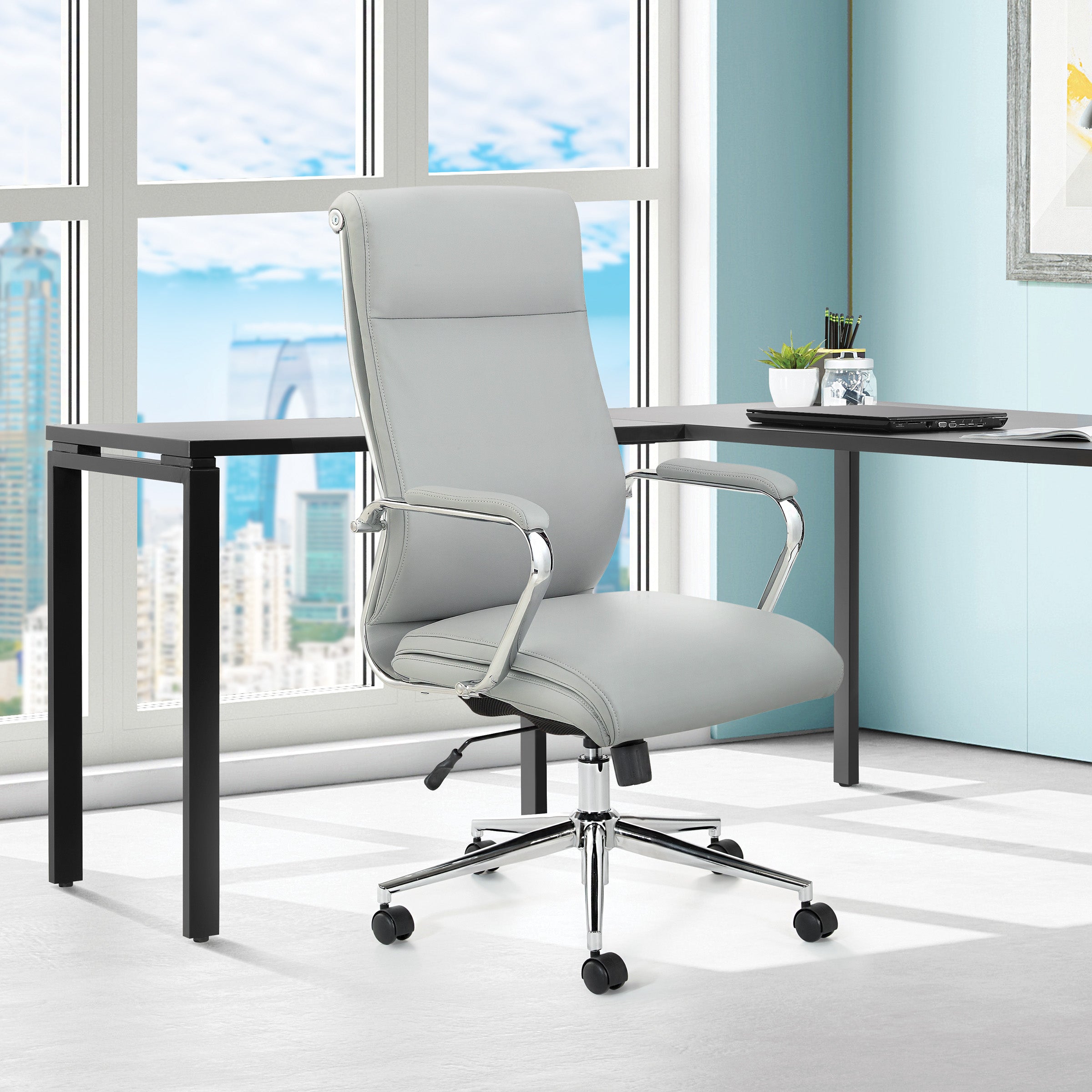 High Bk Silver Ion Technology Fabric Chair